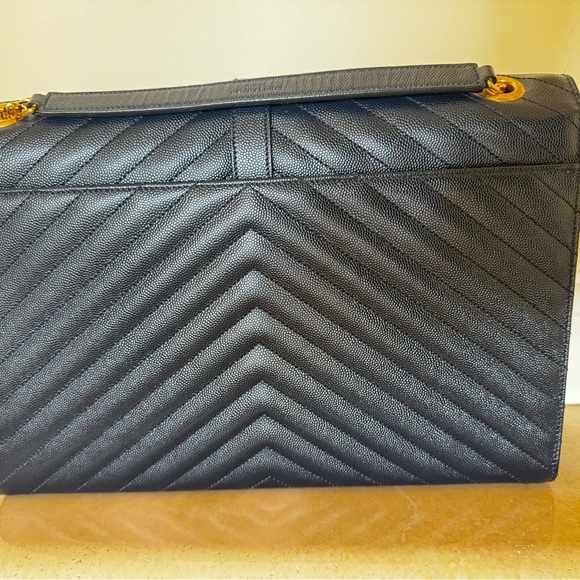 YSL Medium Matelasse Monogram Envelope Shoulder Bag - Picture 2 of 2